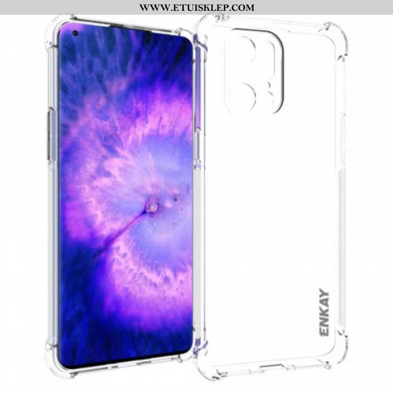 Etui do Oppo Find X5 Pro Przezroczysty Enkay